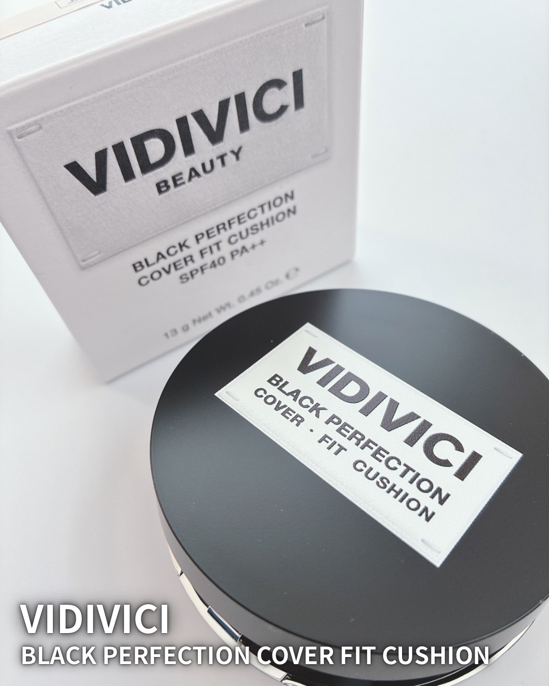 ブラックパーフェクション カバーフィットクッション/VIDIVICI/クッションファンデーションを使ったクチコミ（1枚目）