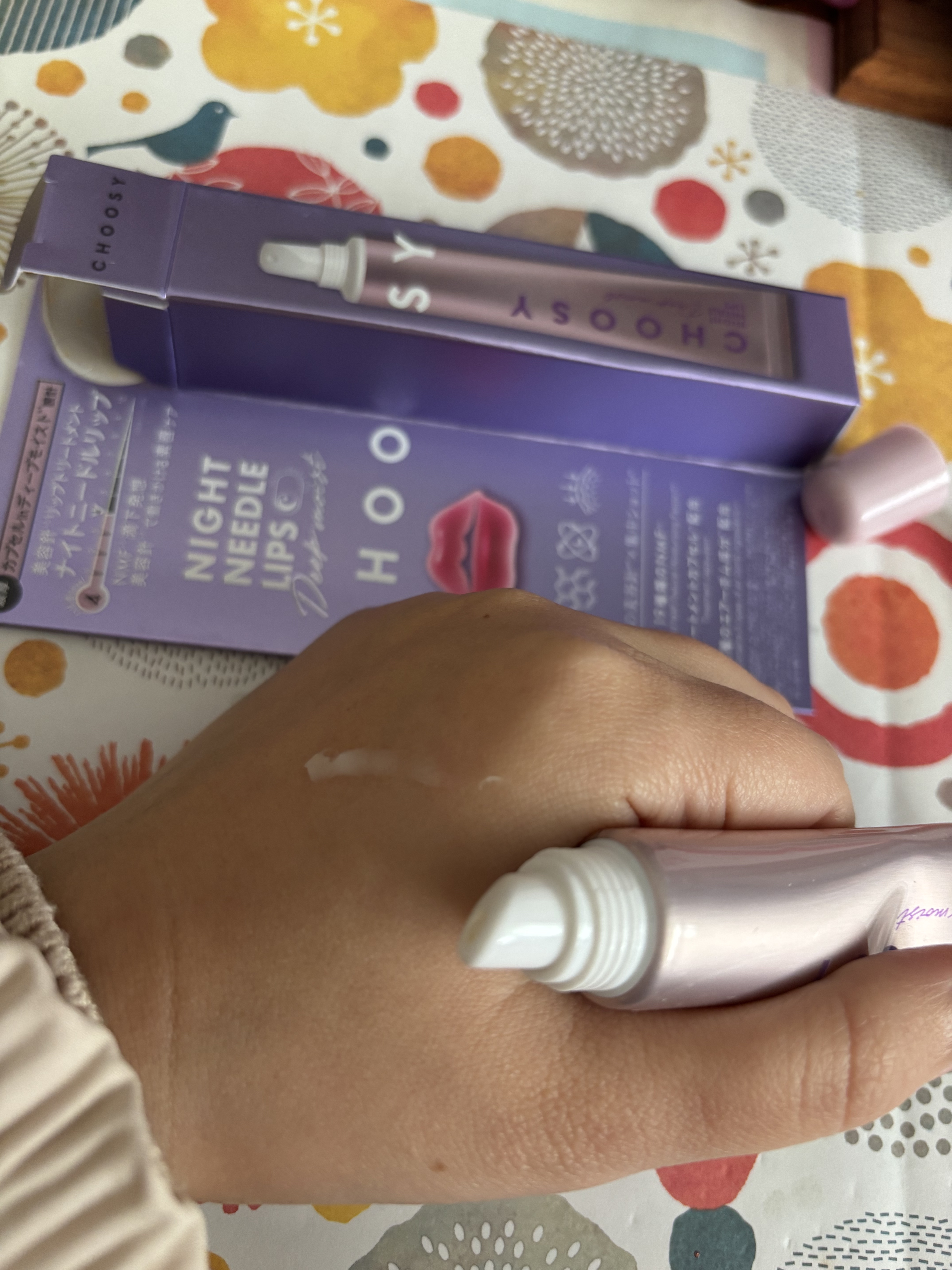 ナイトニードルリップ　ディープモイスト/CHOOSY/リップ美容液を使ったクチコミ（2枚目）