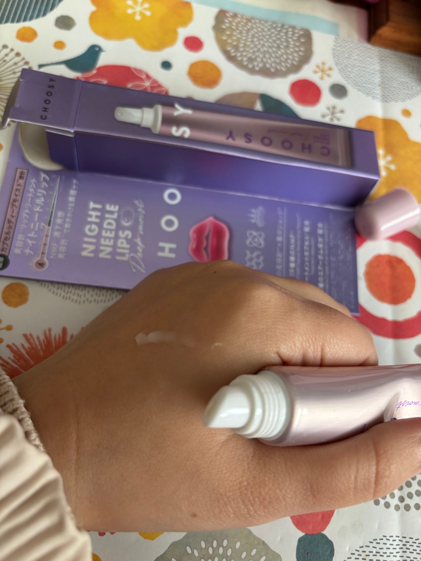 ナイトニードルリップ ディープモイスト/CHOOSY/リップ美容液を使ったクチコミ(2枚目)