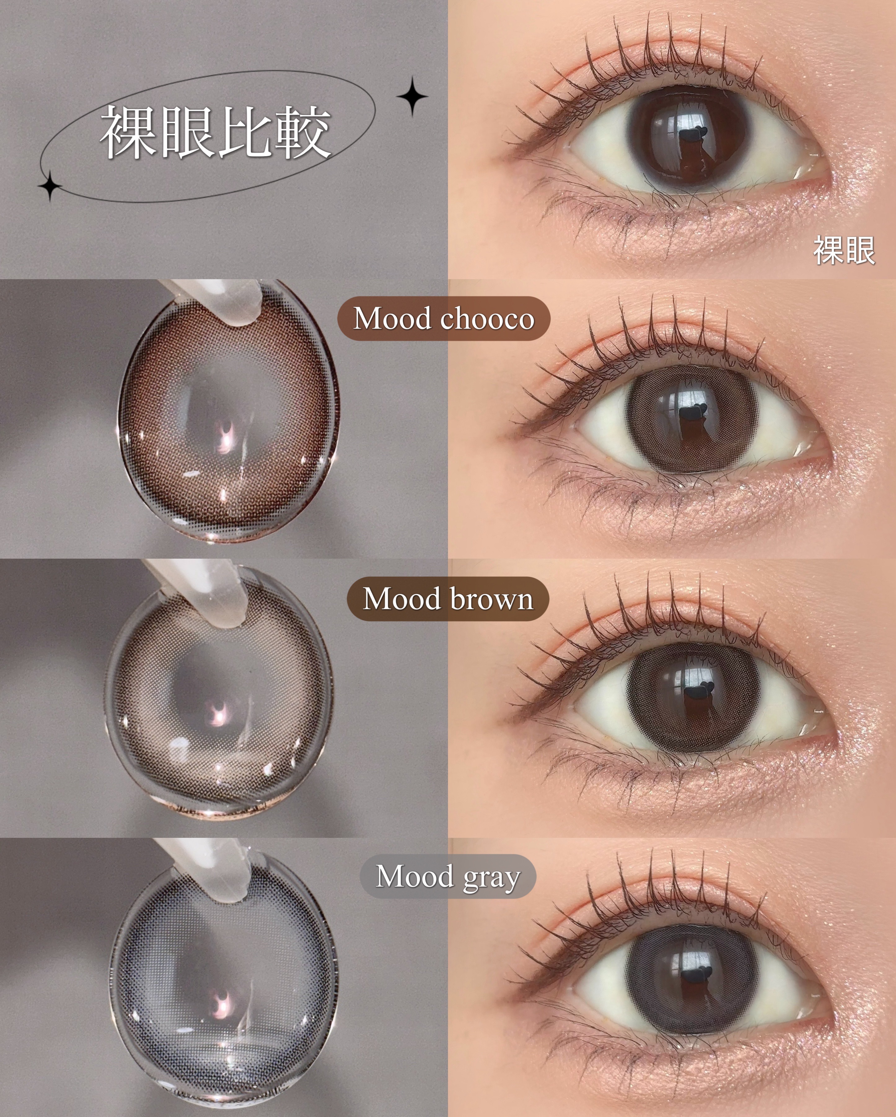 Moodnight 1Month/OLENS/カラーコンタクトレンズを使ったクチコミ（2枚目）