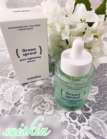 若芽ポアタイトニングセラム/suiskin/美容液を使ったクチコミ(1枚目)