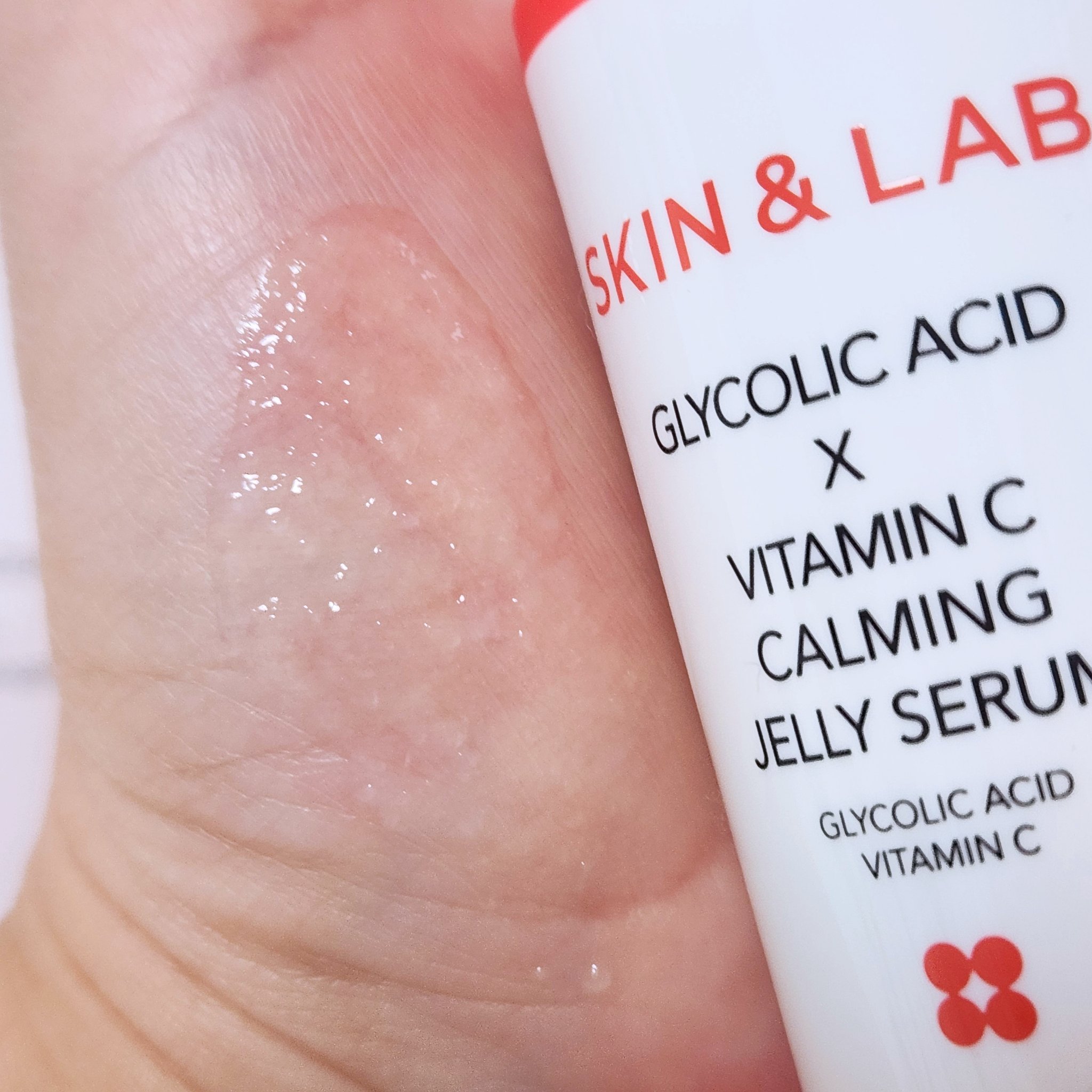 グリコール酸×ビタミンC カーミングゼリーセラム/SKIN&LAB/美容液を使ったクチコミ（3枚目）