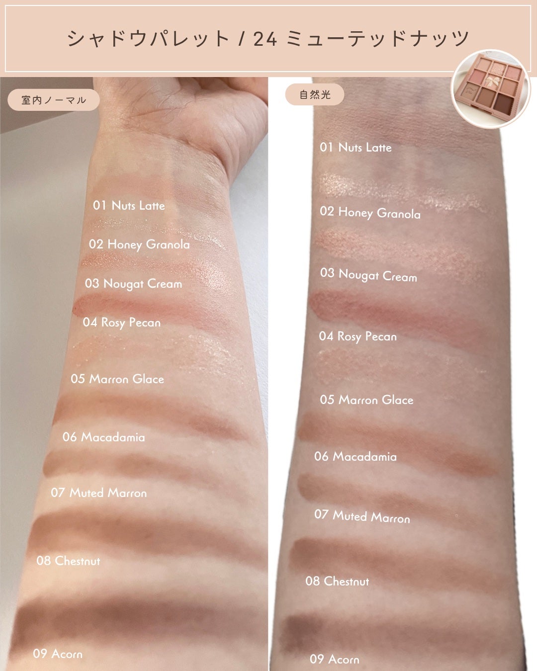 シャドウパレット/dasique/アイシャドウパレットを使ったクチコミ(3枚目)