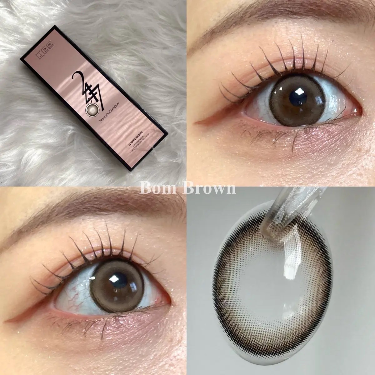 #カラコンレポ

／
247 ボムブラウン
ワンデー
DIA:14.2mm 着色直径:13.4mm
＼

こんにちは！あざとコスメ好きのなちです！🌸

ふんわりボケふちデザインが好きなにはたまらない🥹💞
派手じゃないのにしっっかり写真