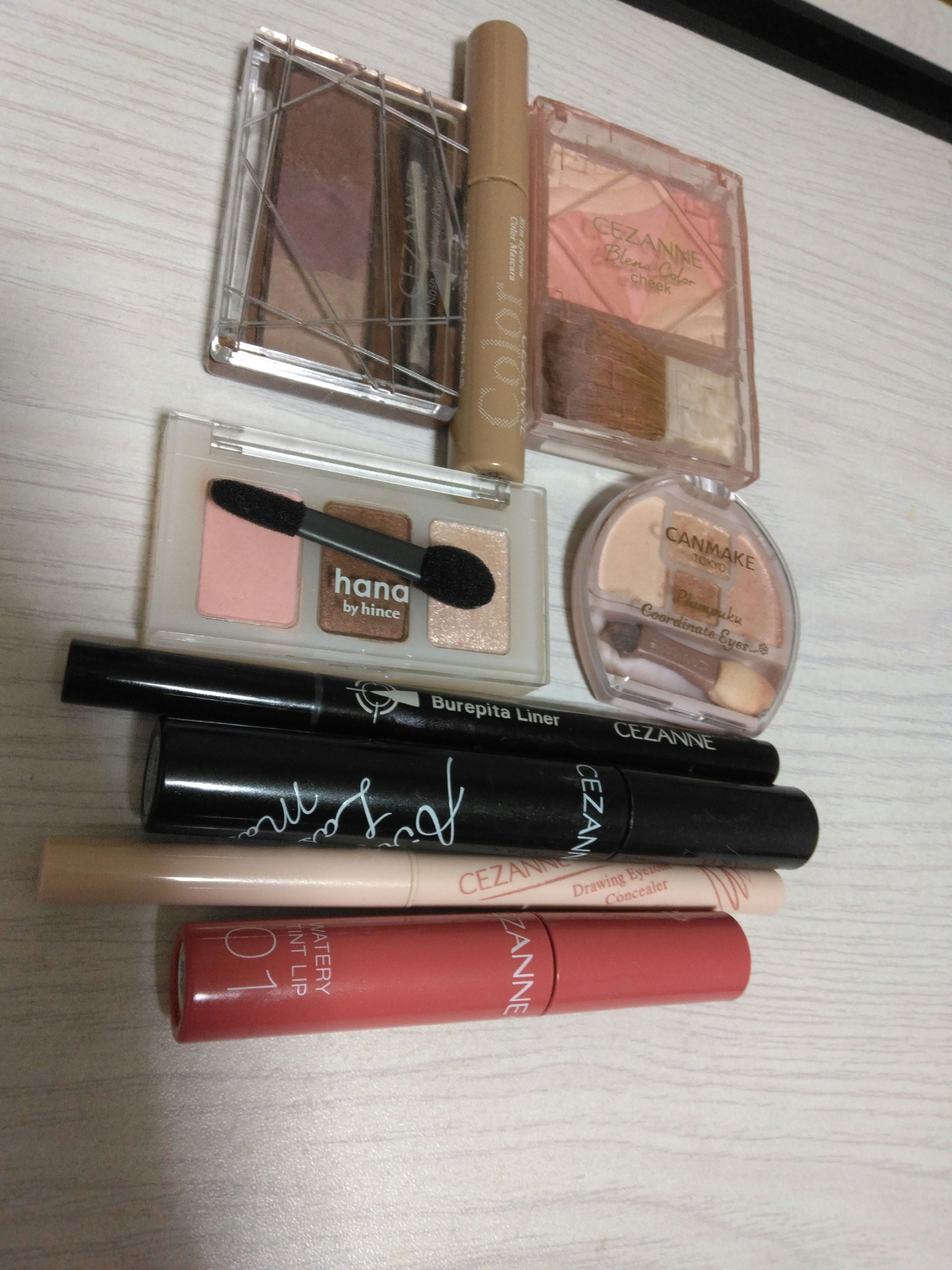 トリプルアイパレット/hana by hince/アイシャドウパレットを使ったクチコミ（1枚目）