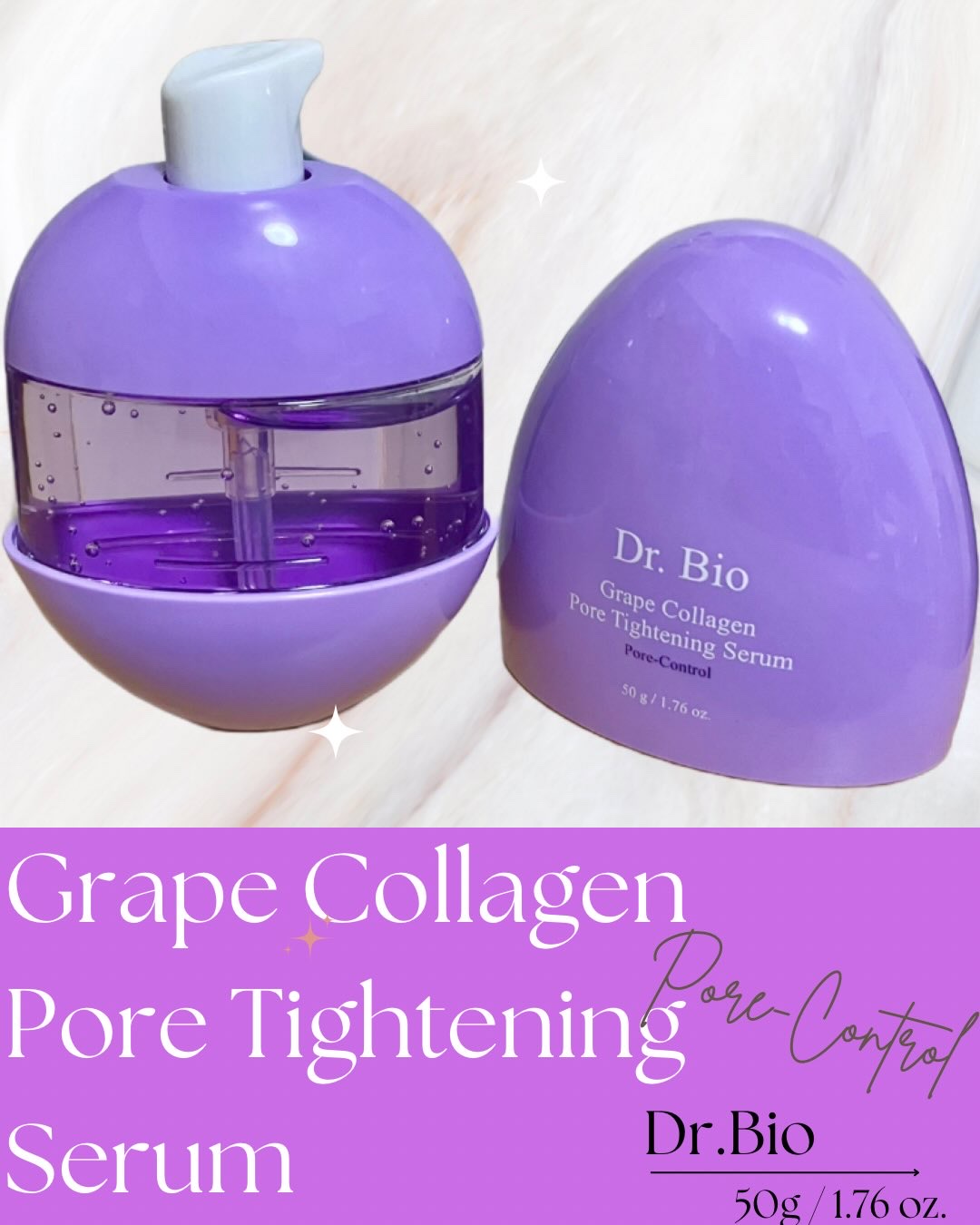 グレープコラーゲン毛穴タイトニングセラム/Dr.Bio/美容液を使ったクチコミ（1枚目）