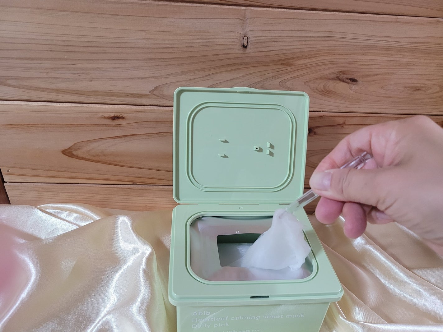 ドクダミシートマスクデイリーピック/Abib /シートマスク・パックを使ったクチコミ(3枚目)