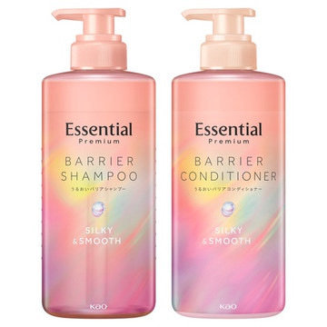 エッセンシャルプレミアム バリアシャンプー・コンディショナー シルキー＆スムース/エッセンシャル/市販シャンプーを使ったクチコミ（1枚目）