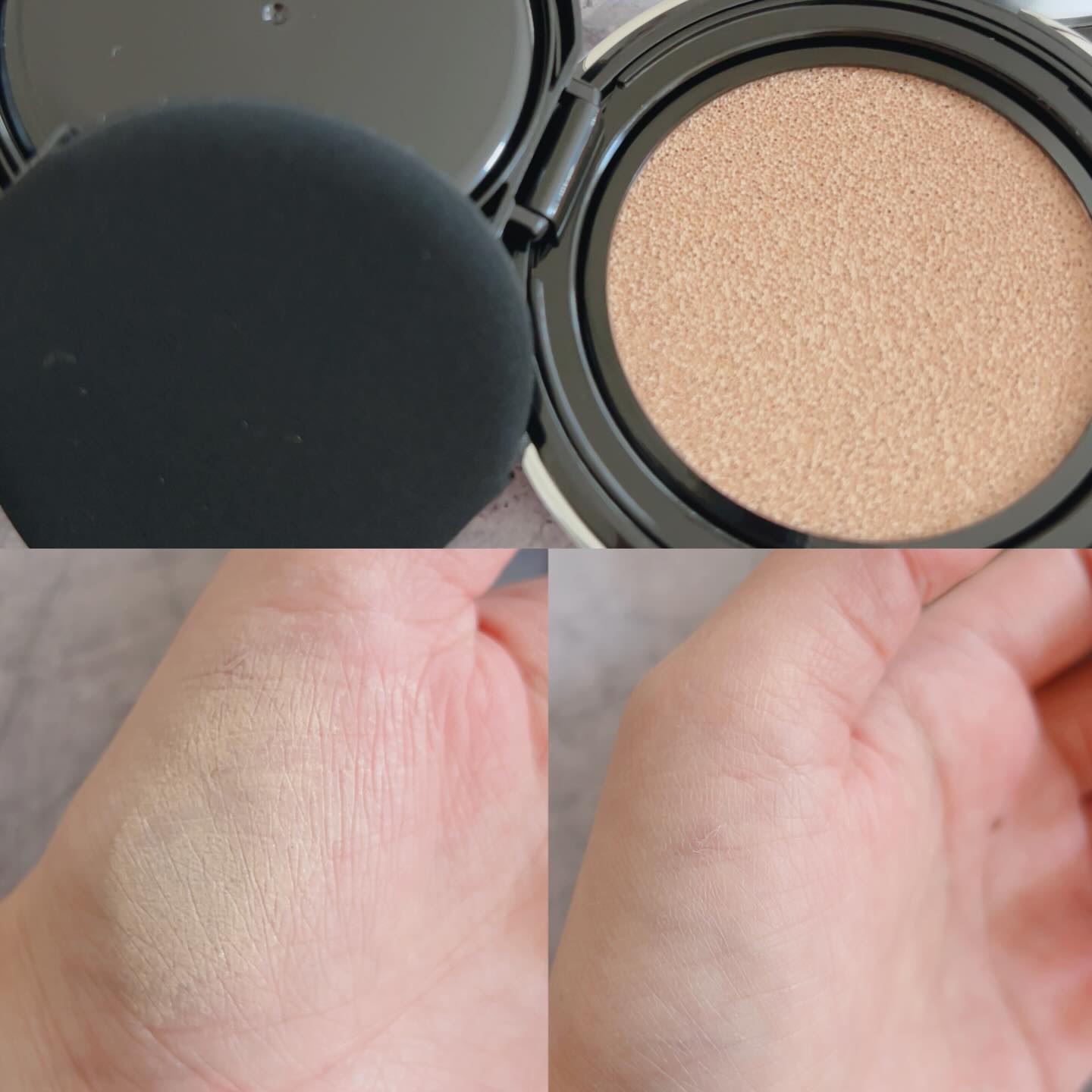 ブラックパーフェクション カバーフィットクッション/VIDIVICI/クッションファンデーションを使ったクチコミ（2枚目）