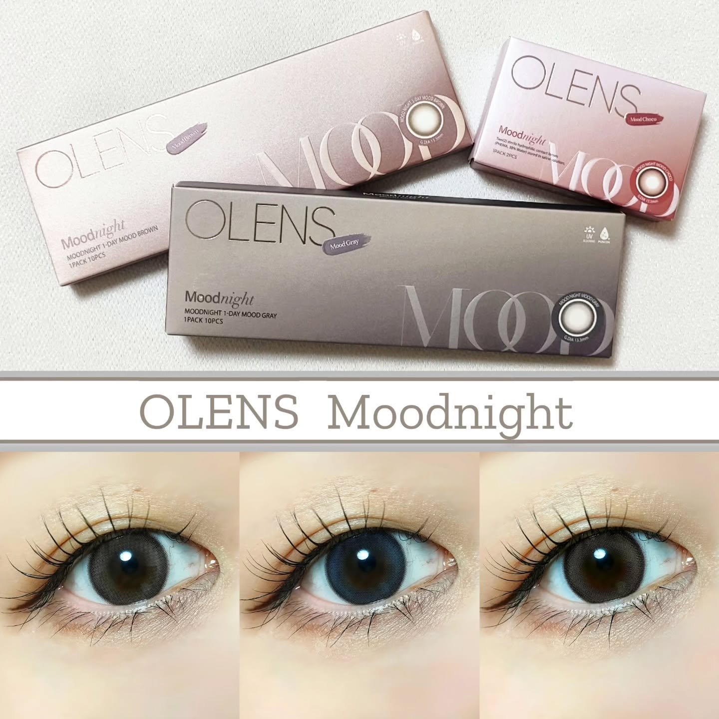 Moodnight 1day/OLENS/ワンデー（１DAY）カラコンを使ったクチコミ（1枚目）