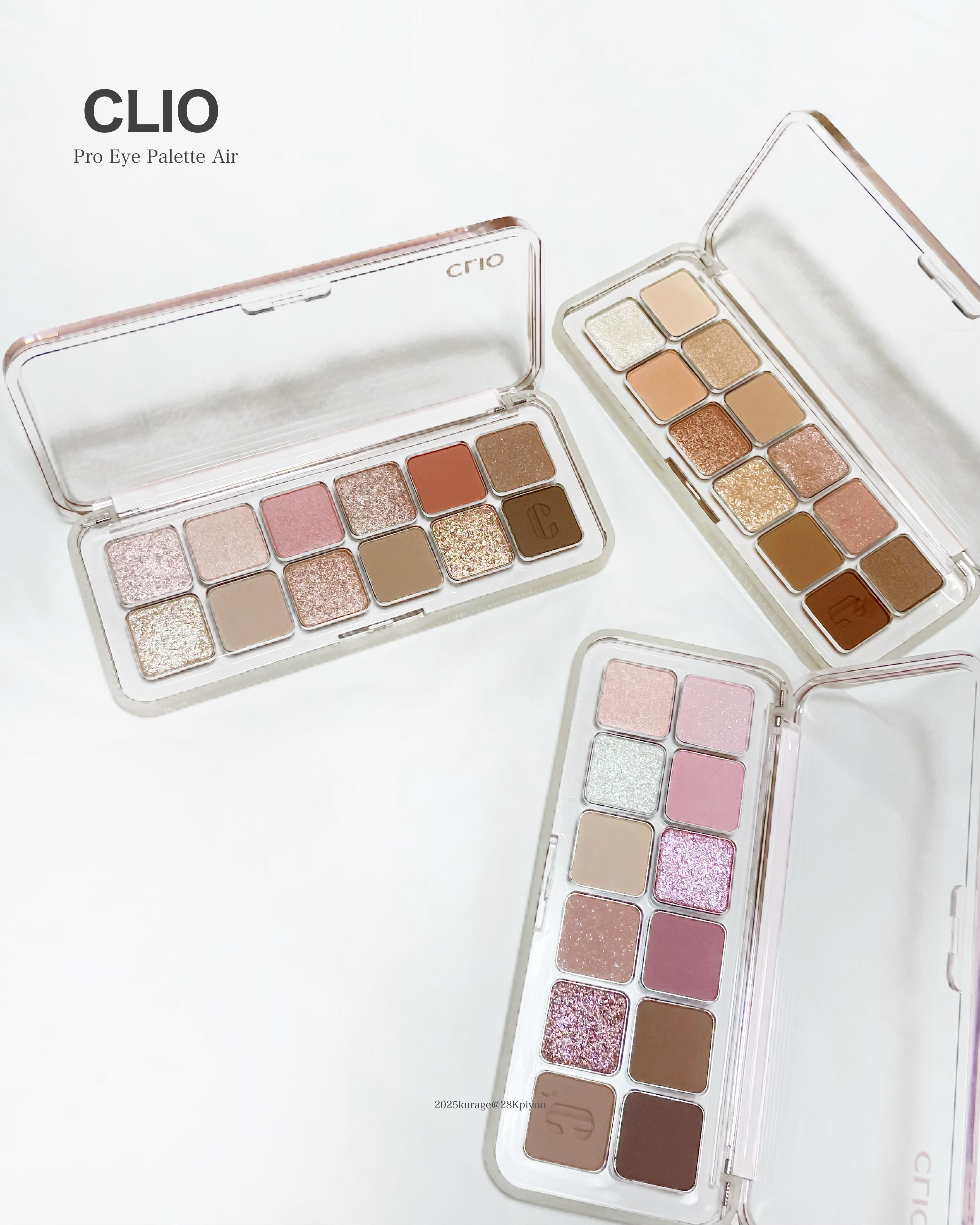 プロ アイ パレット エアー/CLIO/アイシャドウパレットを使ったクチコミ（2枚目）