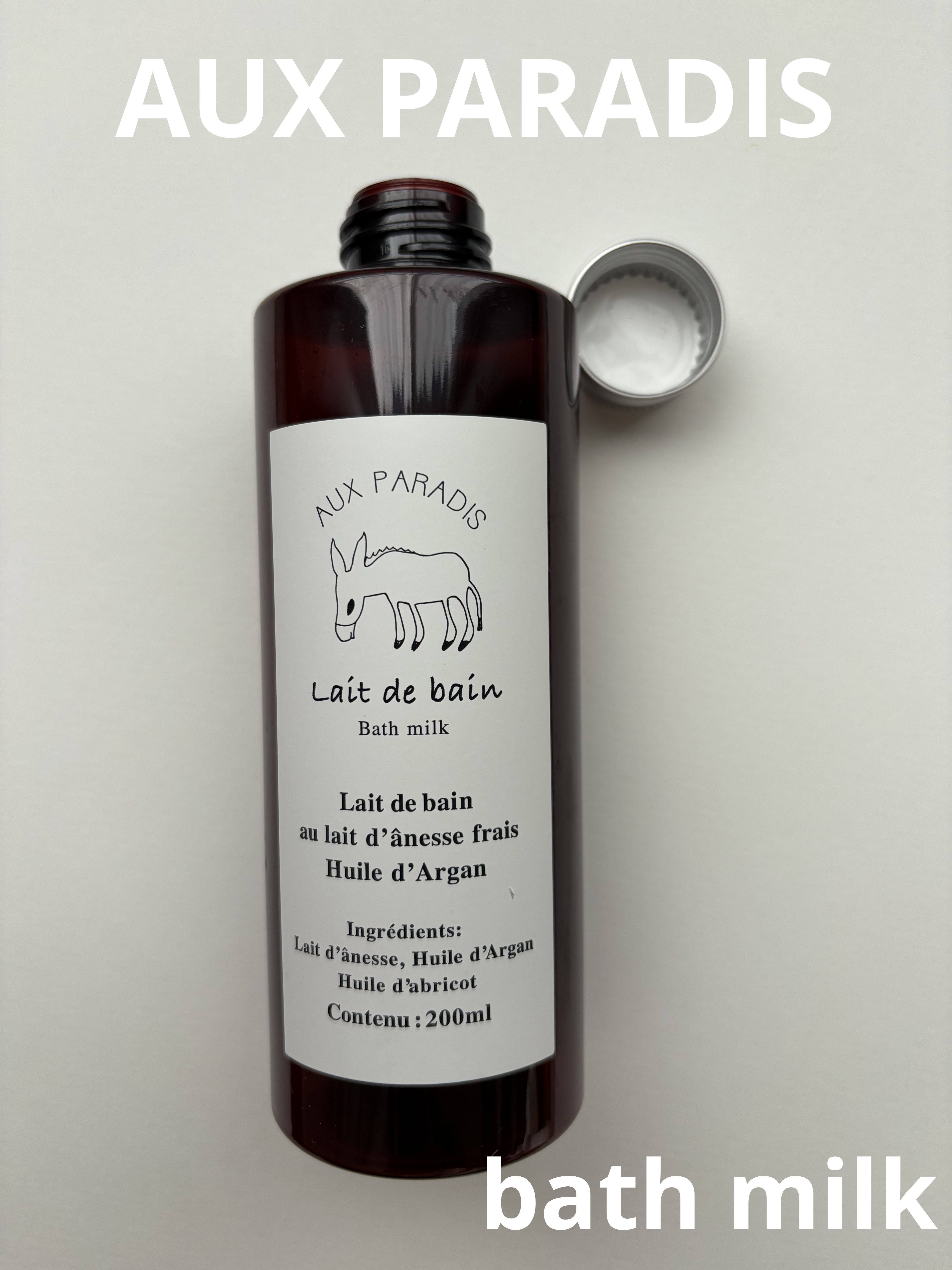 AUX PARADIS Bath milk(フルール バスミルク)のクチコミ「AUX PARADIS Bath milk フルール バスミルク


使い切りBath mil.....」（1枚目）