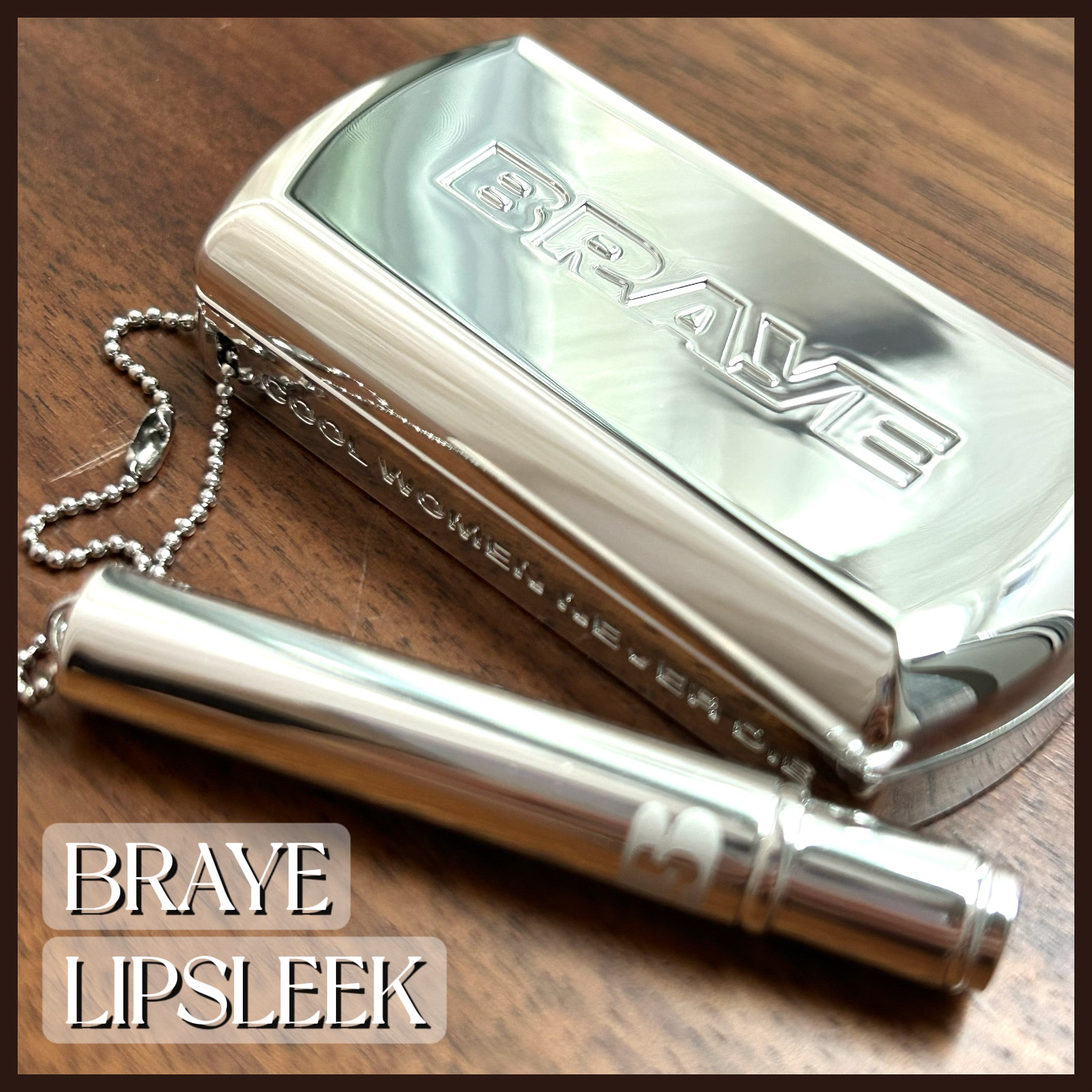 BRAYE LIPSLEEK 06プラッキー/BRAYE/口紅を使ったクチコミ（2枚目）