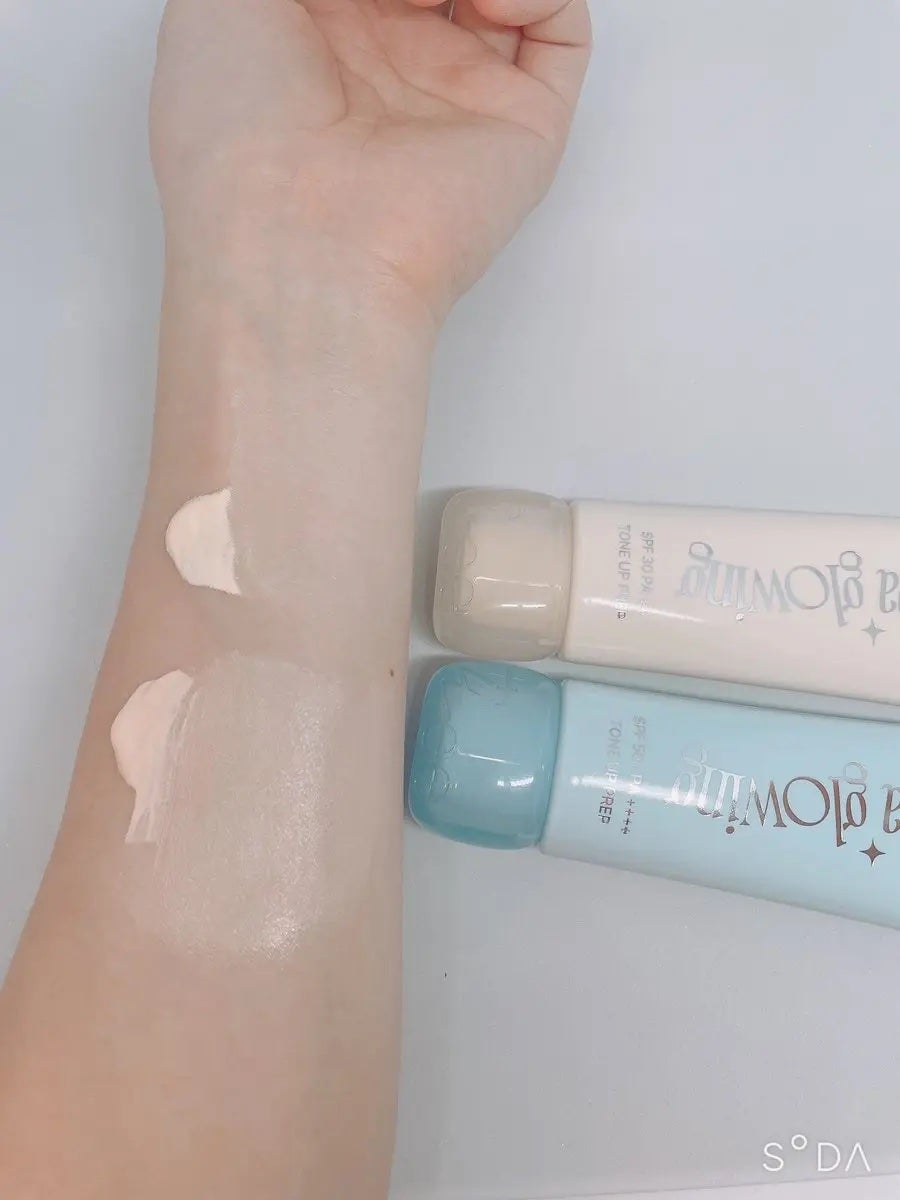 スパグロウUVトーンアップベース/fwee/化粧下地を使ったクチコミ(2枚目)