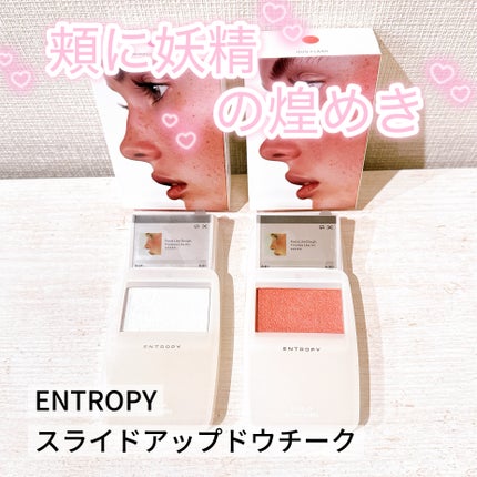 スライドアップドウチーク/ENTROPY/ジェル・クリームチークを使ったクチコミ(1枚目)