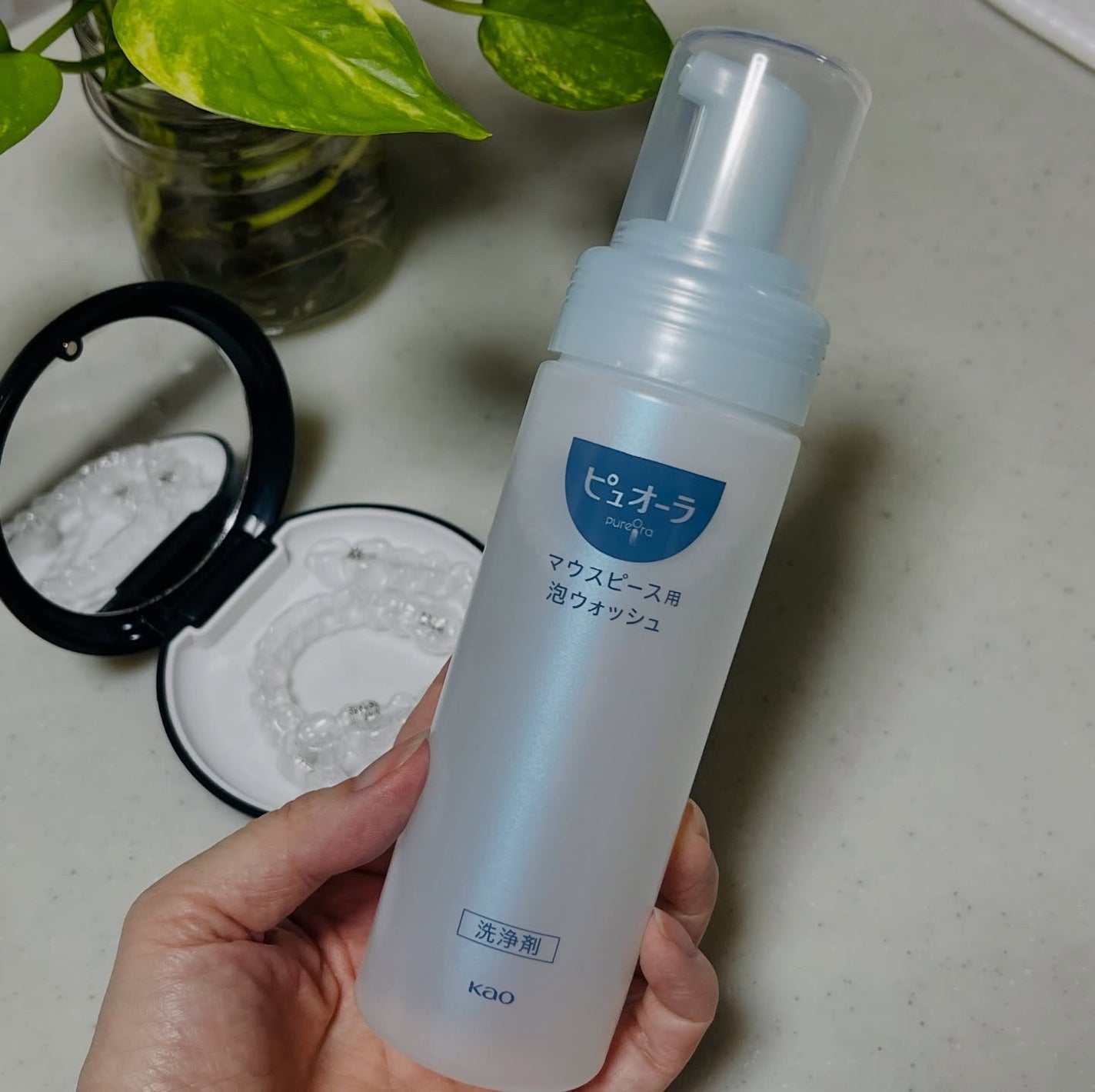 ピュオーラ マウスピース用泡ウォッシュ/ピュオーラ/その他オーラルケアを使ったクチコミ(2枚目)