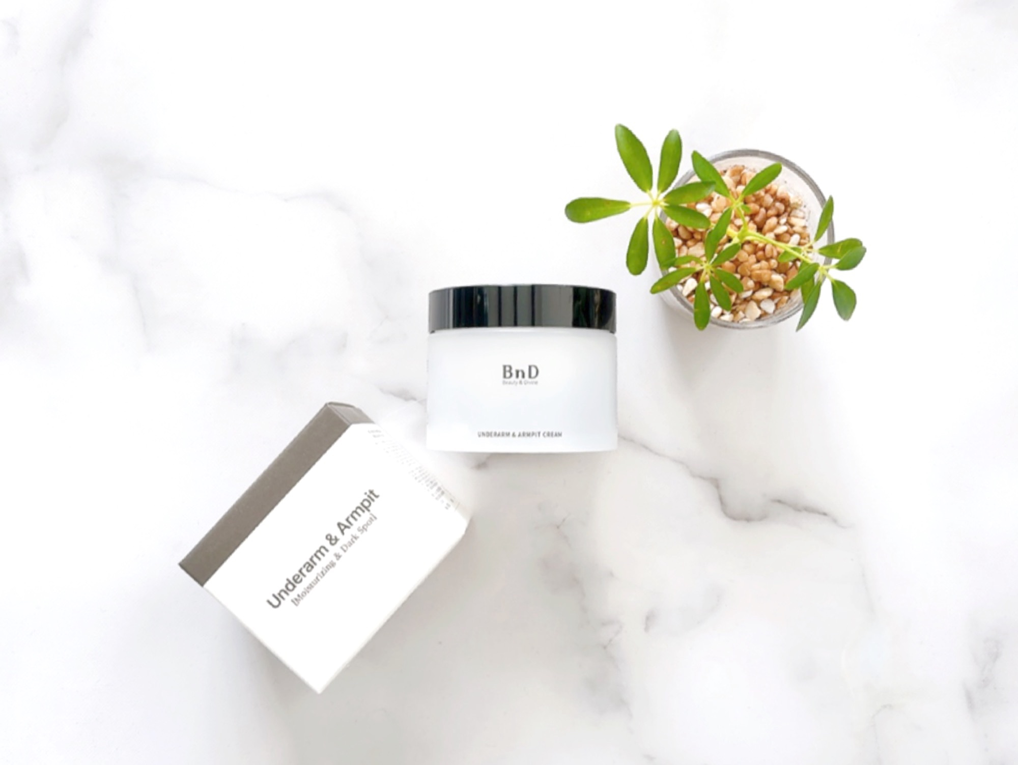⁡
⁡
⁡
☑︎ BnD アンダーアームクリーム
⁡
⁡
こちらはボディ全身及びデリケートゾーン 黒ずみをトーンアップさせる黒ずみケアクリームです´-
⁡
⁡
Point𓂃⧉
☑︎ 話題の成分「ナイアシンアミド」を
    たっぷり配合！