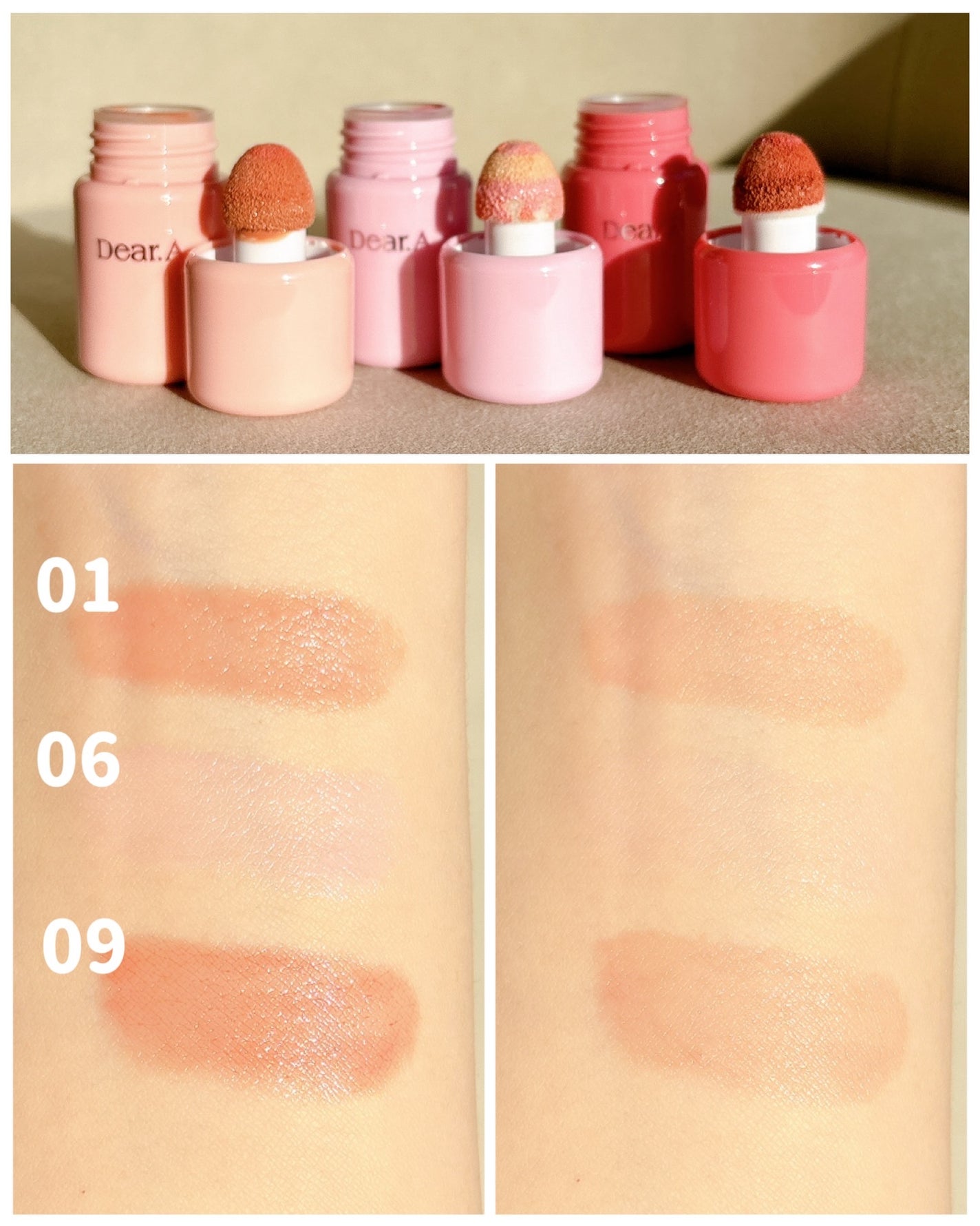 ボンボングロウチーク/Dear.A/リキッドチークを使ったクチコミ(4枚目)