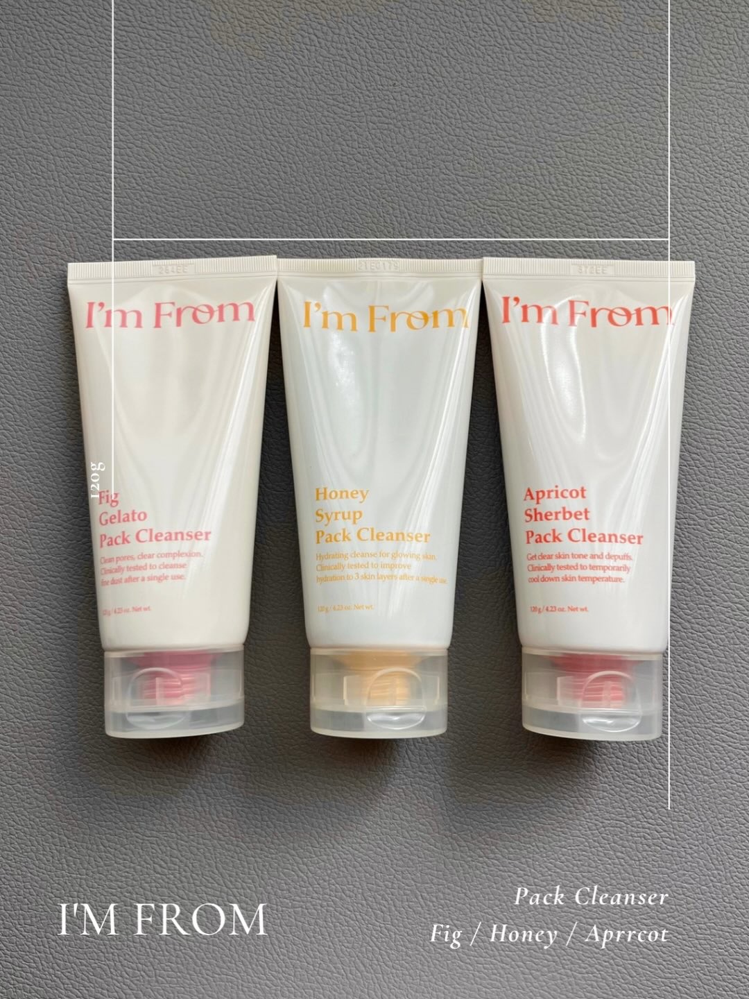 フィグジェラートパッククレンザー/I'm from/洗顔フォームを使ったクチコミ（1枚目）