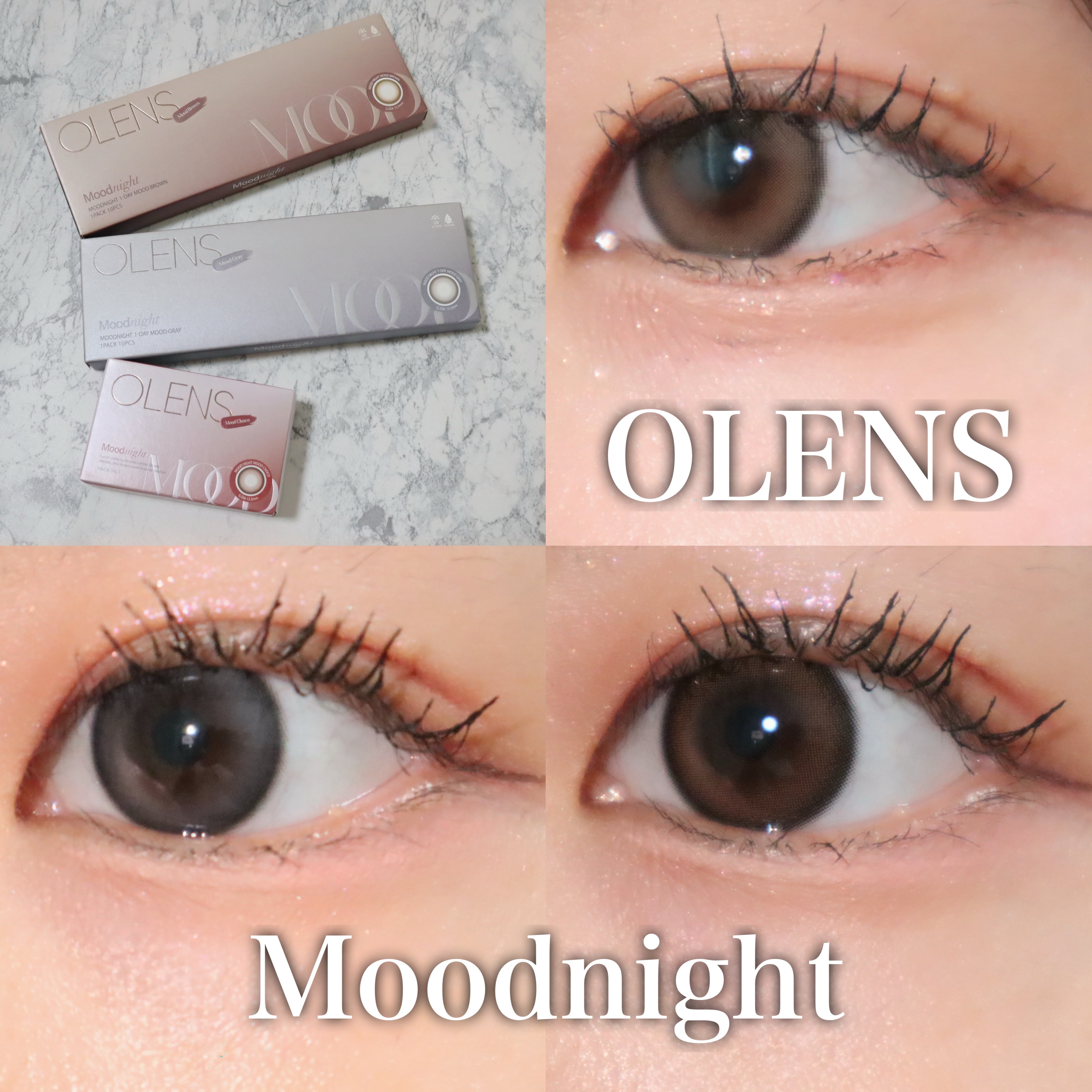 Moodnight 1day/OLENS/ワンデー（１DAY）カラコンを使ったクチコミ（1枚目）