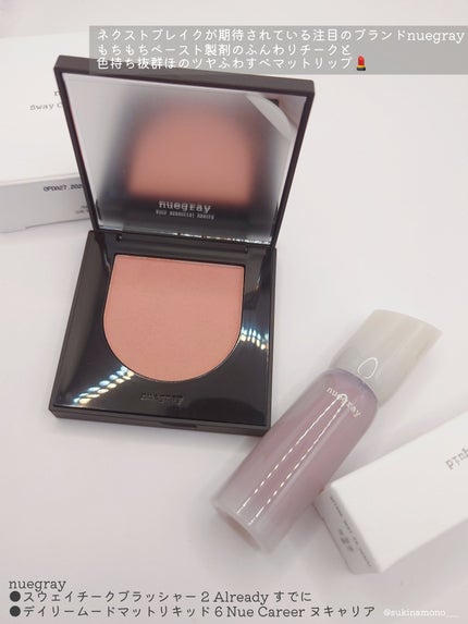 デイリームードマットリキッド/nuegray/リップグロスを使ったクチコミ(2枚目)