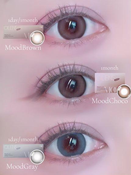 Moodnight 1Month/OLENS/カラーコンタクトレンズを使ったクチコミ(5枚目)