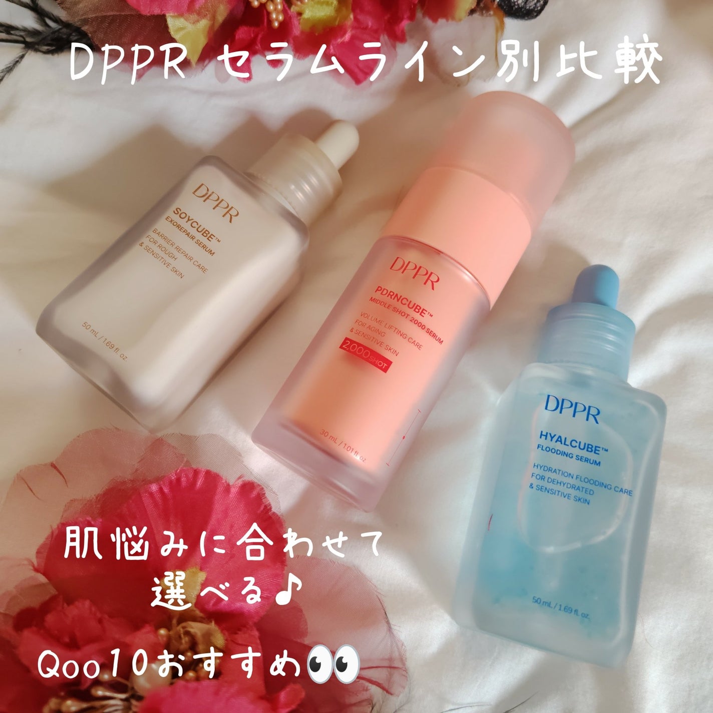 ヒアルキューブ フラッディングセラム/DPPR/美容液を使ったクチコミ(1枚目)