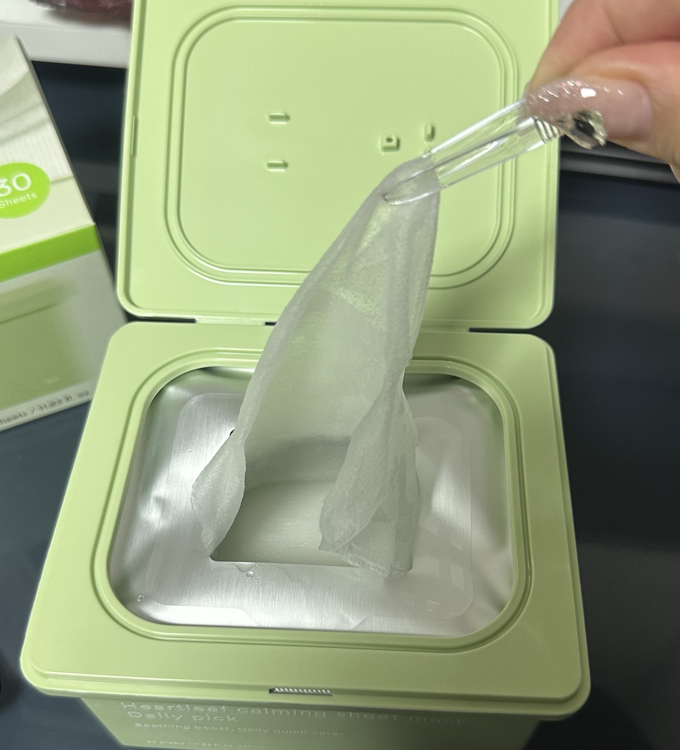 ドクダミシートマスクデイリーピック/Abib /シートマスク・パックを使ったクチコミ（3枚目）