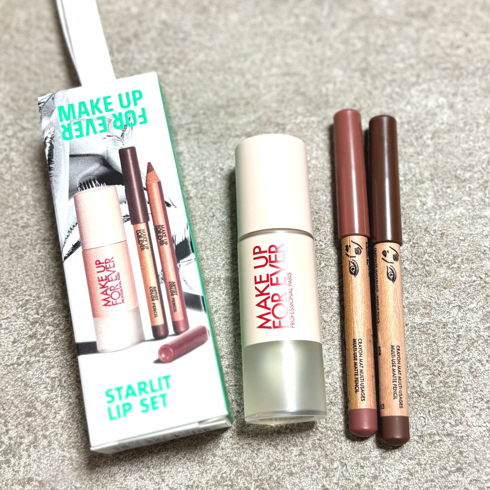 スターリット リップ セット/MAKE UP FOR EVER/メイクアップキットを使ったクチコミ（2枚目）