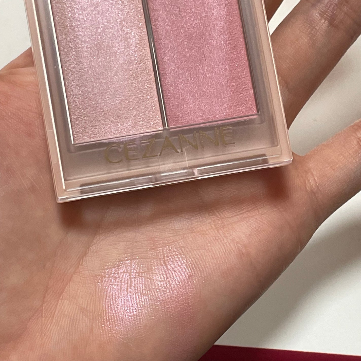 フェイスグロウカラー/CEZANNE/クリームハイライトを使ったクチコミ(2枚目)