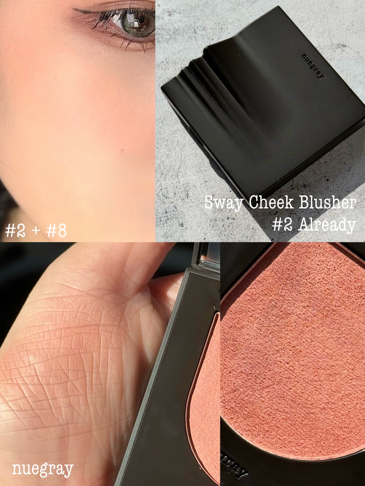 スウェイチークブラッシャー/nuegray/ジェル・クリームチークを使ったクチコミ(1枚目)
