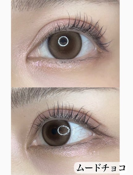 Moodnight 1Month/OLENS/カラーコンタクトレンズを使ったクチコミ(2枚目)