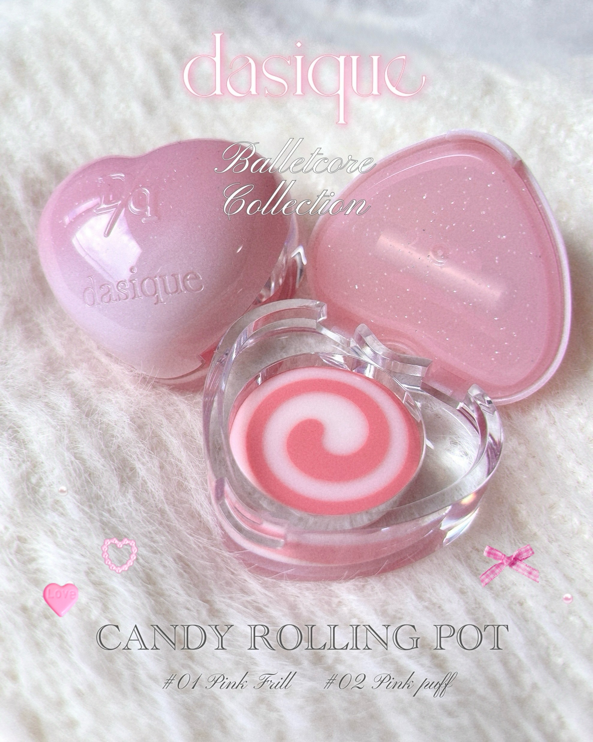 【dasique】

🩰𝘽𝙖𝙡𝙡𝙚𝙩𝙘𝙤𝙧𝙚𝘤𝘰𝘭𝘭𝘦𝘤𝘵𝘪𝘰𝘯🦢ᐩᕀ

🍭キャンディローリングポット
# 01 pink frill
# 02 pink puff

デイジーク新作✨️
バレエ