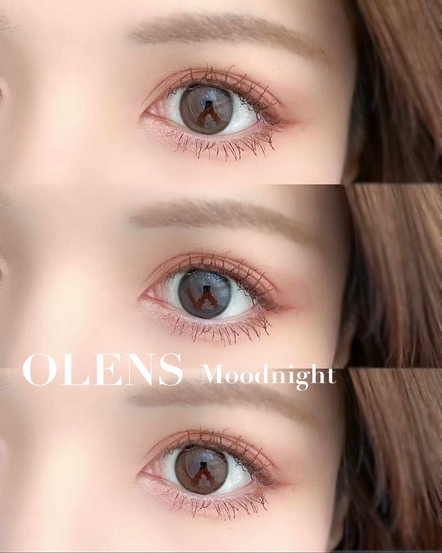 Moodnight 1Month/OLENS/カラーコンタクトレンズを使ったクチコミ(1枚目)