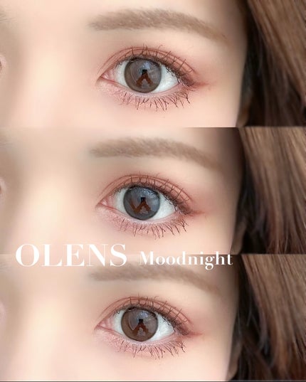 Moodnight 1day/OLENS/カラーコンタクトレンズを使ったクチコミ(1枚目)