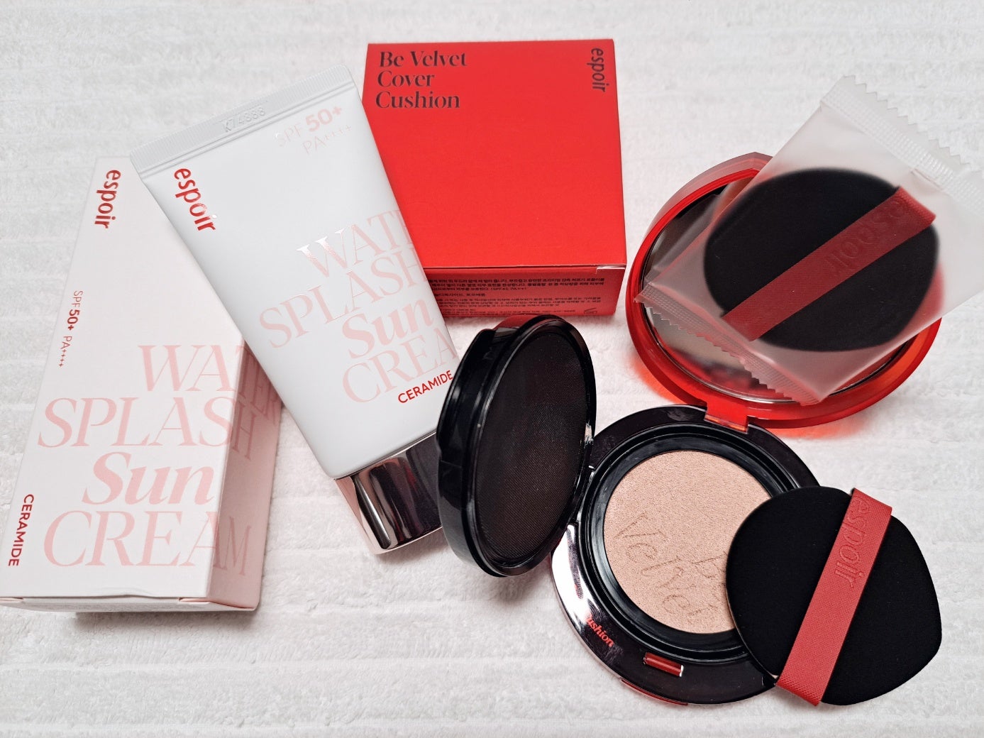 ウォータースプラッシュサンクリーム セラミド/espoir/日焼け止めクリームを使ったクチコミ(1枚目)