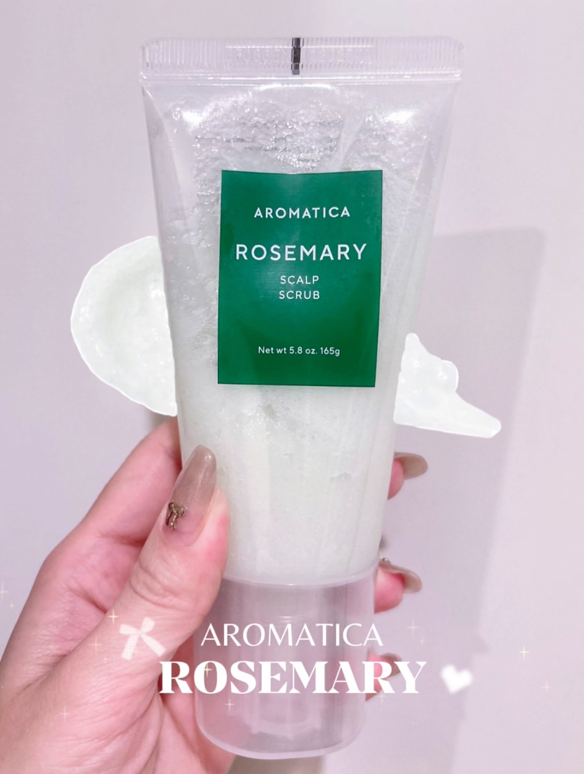 ローズマリー スカルプ スクラブ/AROMATICA/ヘッドスクラブを使ったクチコミ（2枚目）