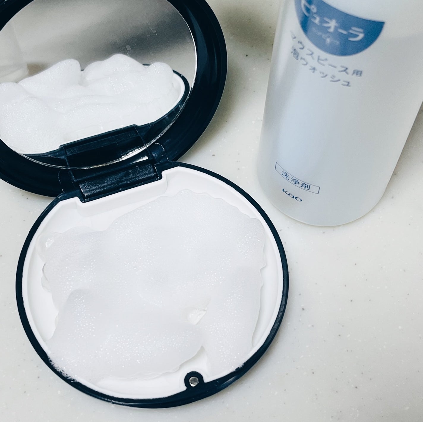 ピュオーラ マウスピース用泡ウォッシュ/ピュオーラ/その他オーラルケアを使ったクチコミ(4枚目)