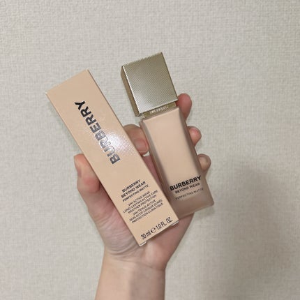バーバリー ビヨンド ウェア パーフェクティング マット/Burberry Beauty/リキッドファンデーションを使ったクチコミ(6枚目)