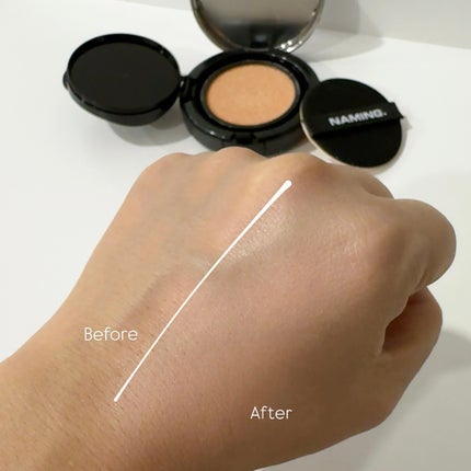 ネーミング レイヤード フィットクッション/NAMING./クッションファンデーションを使ったクチコミ(4枚目)