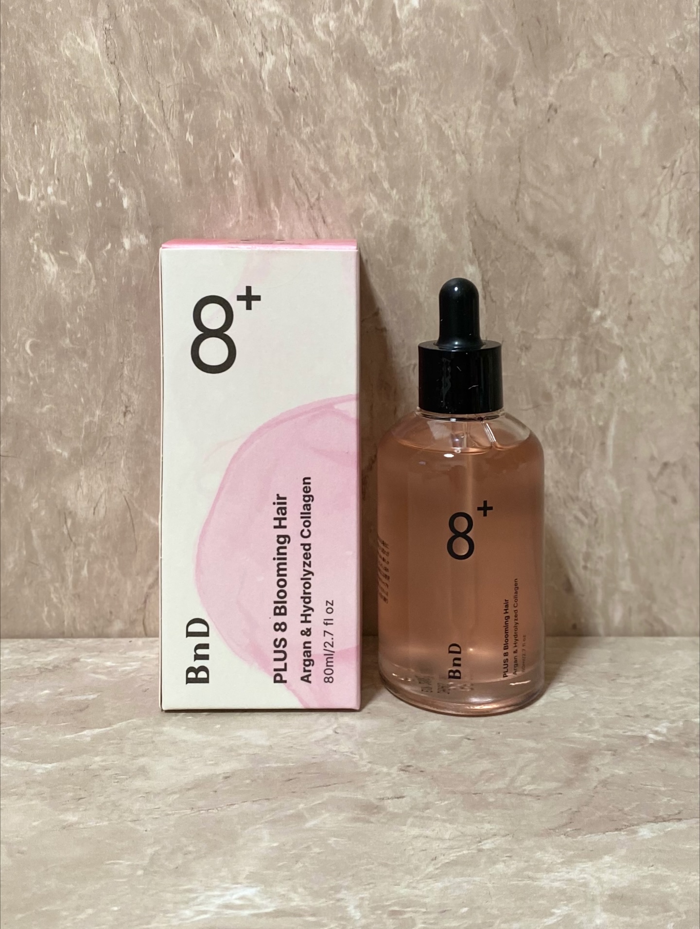 8+ブルーミングヘアオイル　ナチュラルフローラルの香り/BnD/ヘアオイルを使ったクチコミ（1枚目）