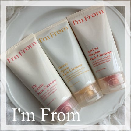 アプリコットシャーベットパッククレンザー/I'm from/洗顔フォームを使ったクチコミ(1枚目)