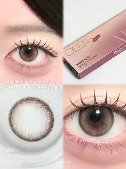 Moodnight 1day/OLENS/カラーコンタクトレンズを使ったクチコミ(3枚目)