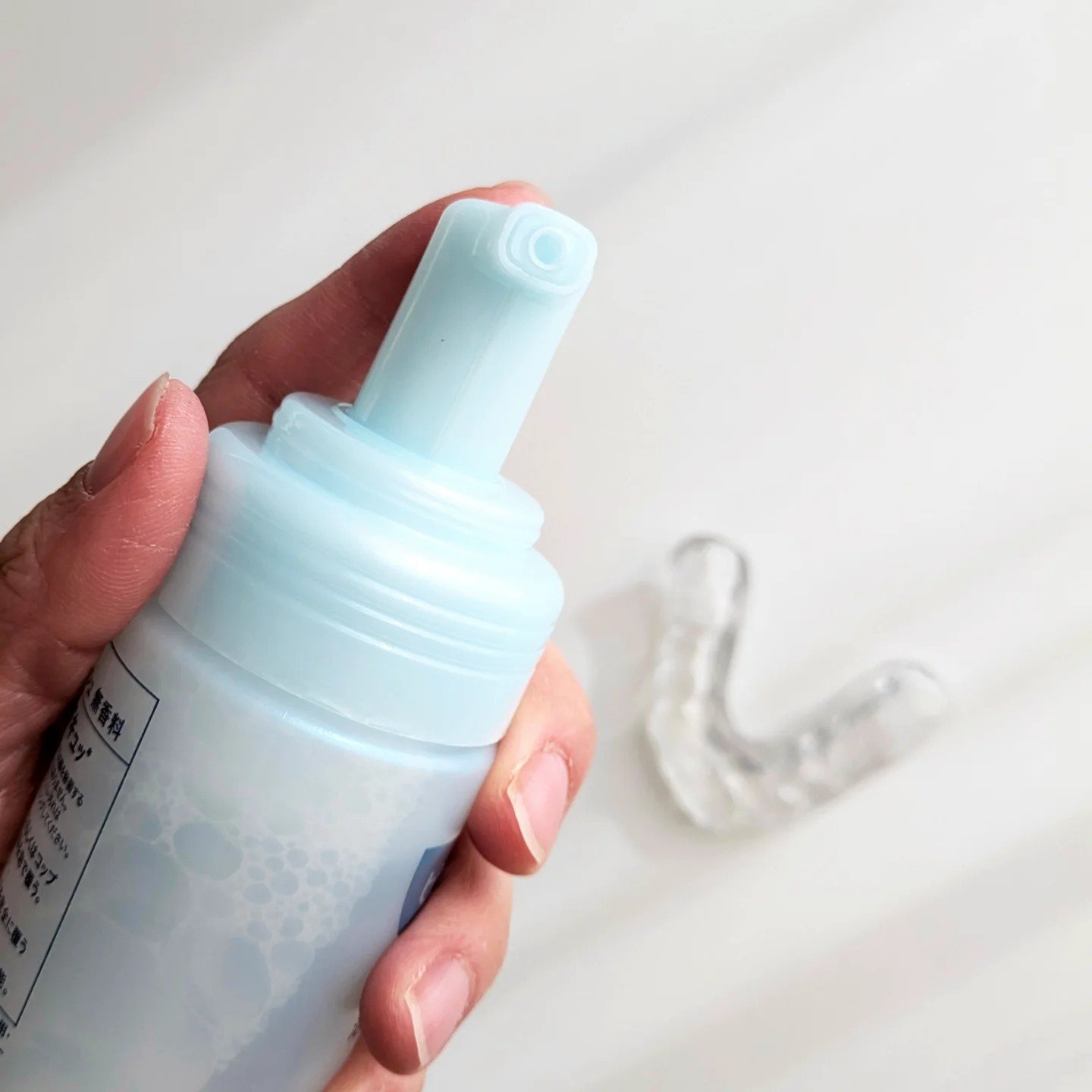 ピュオーラ　マウスピース用泡ウォッシュ/ピュオーラ/その他オーラルケアを使ったクチコミ（2枚目）