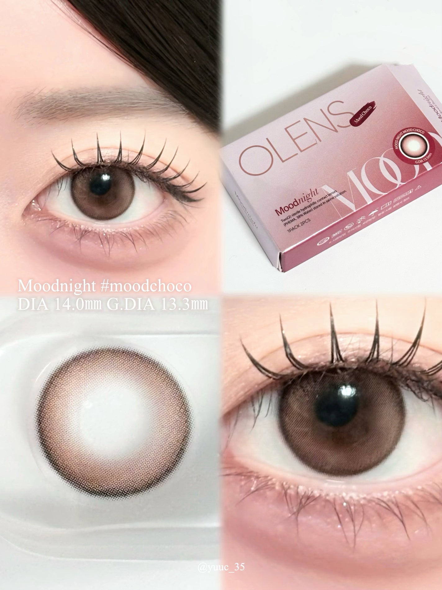 Moodnight 1day/OLENS/カラーコンタクトレンズを使ったクチコミ(4枚目)