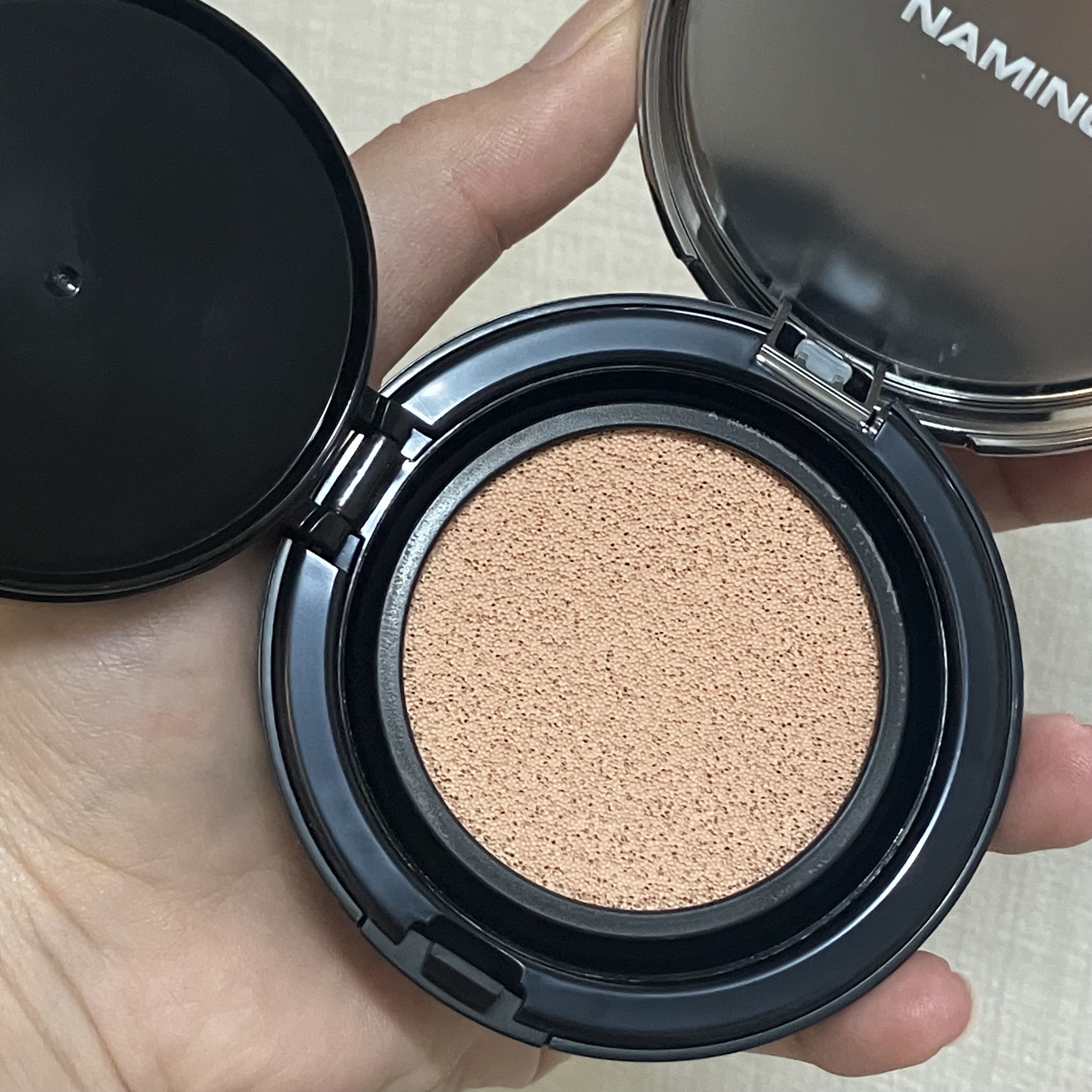 ネーミング レイヤード フィットクッション 21P(日本限定色)/NAMING./クッションファンデーションを使ったクチコミ（3枚目）