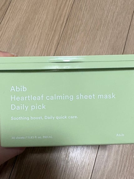 ドクダミシートマスクデイリーピック/Abib /シートマスク・パックを使ったクチコミ(1枚目)