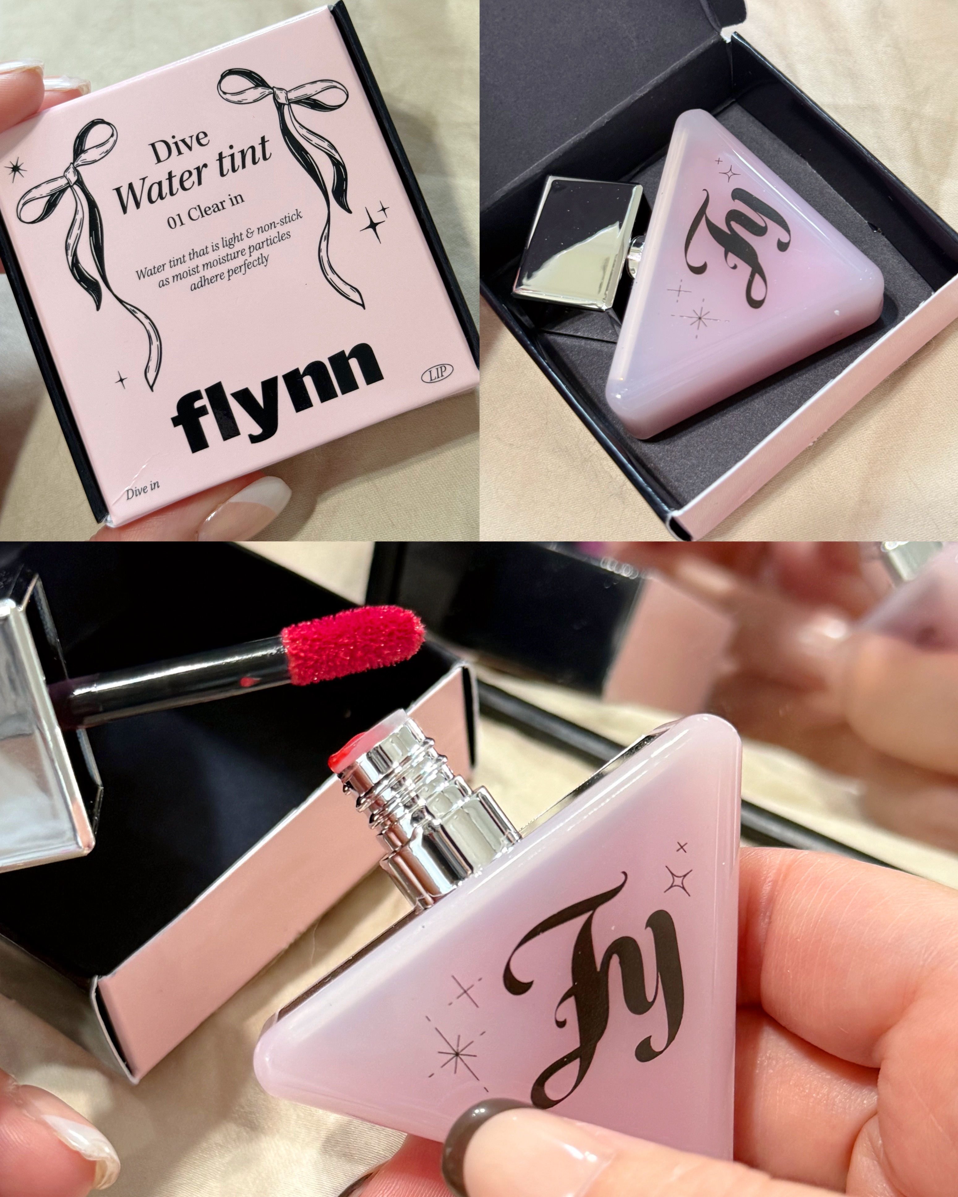 Dive Water Tint 01 クリアイン/Flynn/口紅を使ったクチコミ（1枚目）