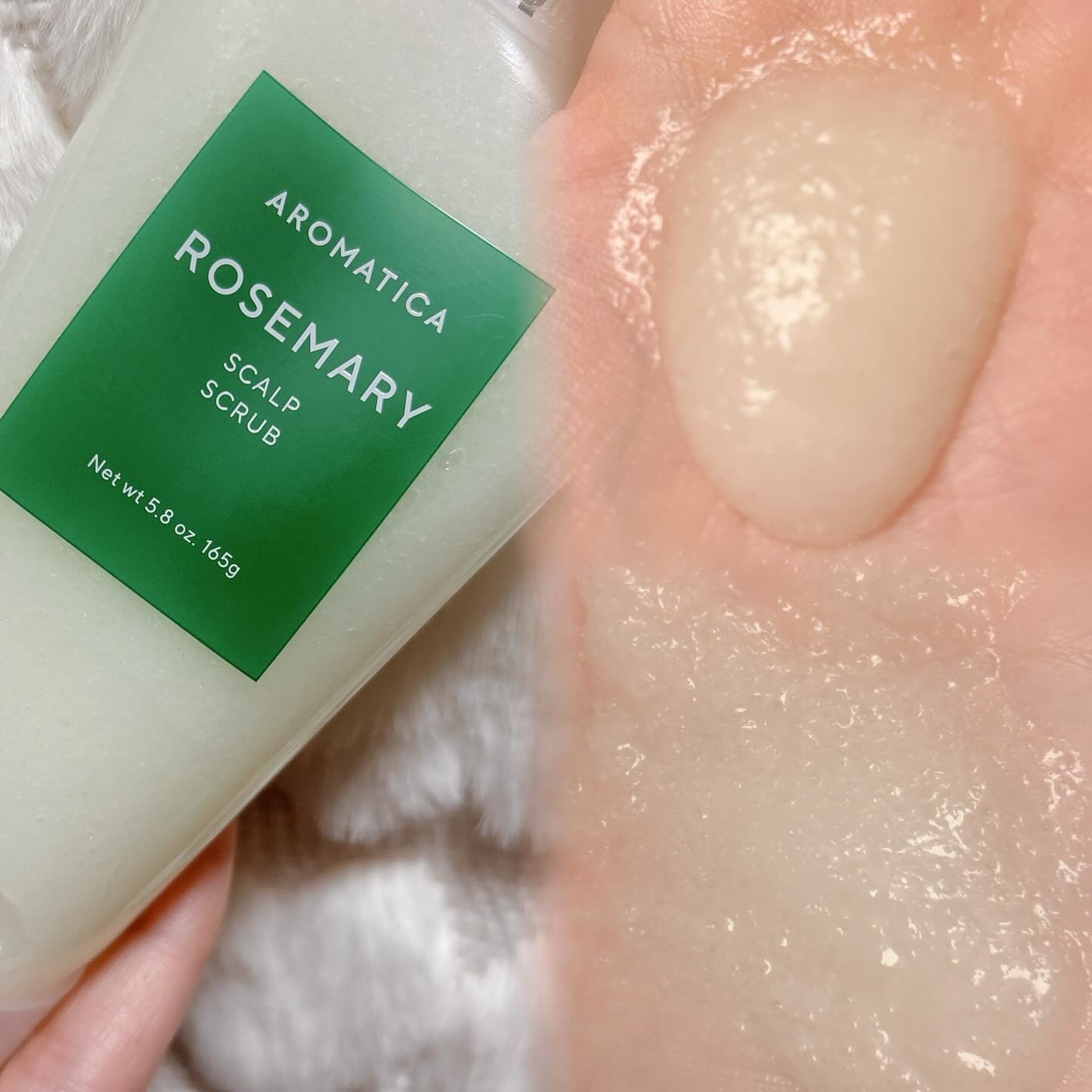 ローズマリー スカルプ スクラブ/AROMATICA/ヘッドスクラブを使ったクチコミ（2枚目）