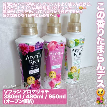 アロマリッチ ジュリエット 本体/ソフラン/柔軟剤を使ったクチコミ(2枚目)